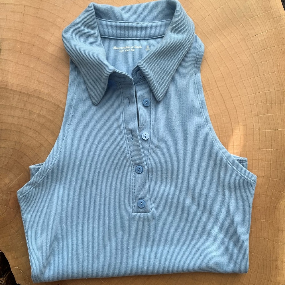 Abercrombie collared bodysuit